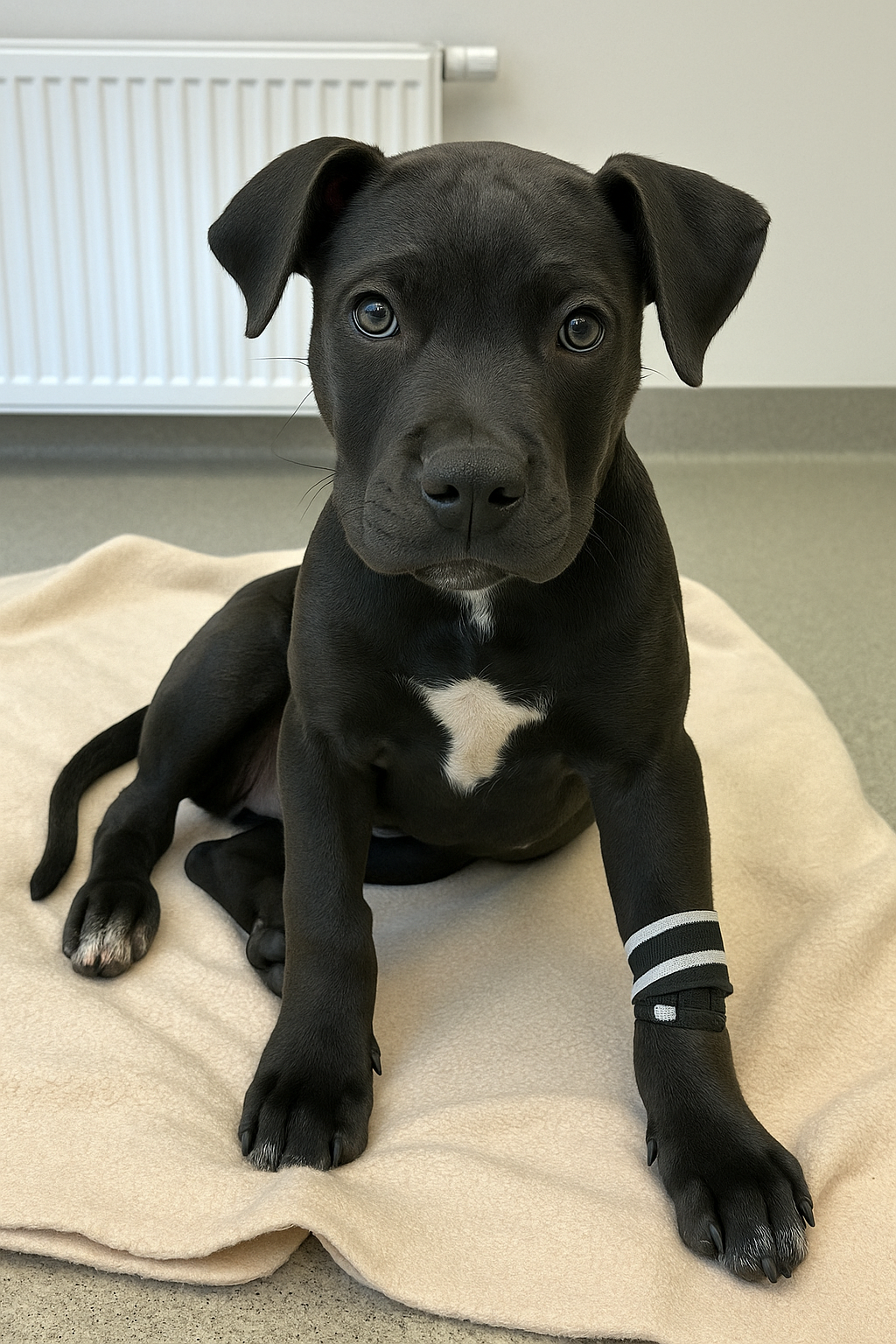 Jaxon the puppy.